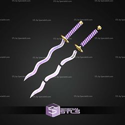 Cosplay STL Files Obanai Iguros Sword