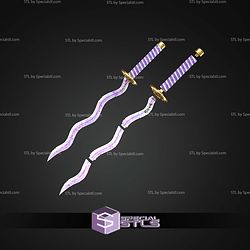 Cosplay STL Files Obanai Iguros Sword