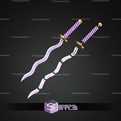 Cosplay STL Files Obanai Iguros Sword