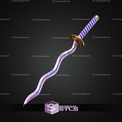Cosplay STL Files Obanai Iguros Sword