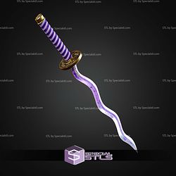 Cosplay STL Files Obanai Iguros Sword