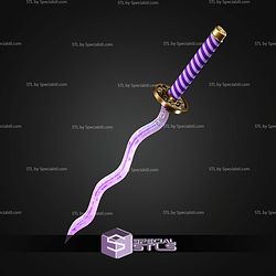 Cosplay STL Files Obanai Iguros Sword