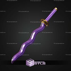 Cosplay STL Files Obanai Iguros Sword