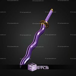 Cosplay STL Files Obanai Iguros Sword