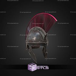 Cosplay STL Files Odysseus Helmet