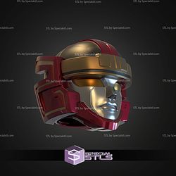 Cosplay STL Files Red Dragon Helmet