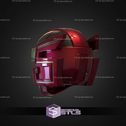 Cosplay STL Files Red Dragon Helmet