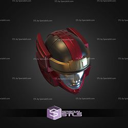 Cosplay STL Files Red Dragon Helmet
