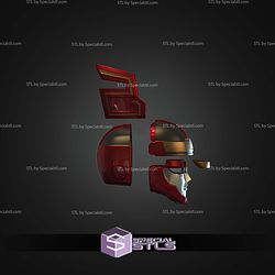 Cosplay STL Files Red Dragon Helmet