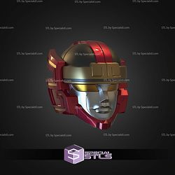 Cosplay STL Files Red Dragon Helmet
