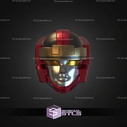Cosplay STL Files Red Dragon Helmet