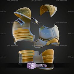 Cosplay STL Files Saiyan Armor IA