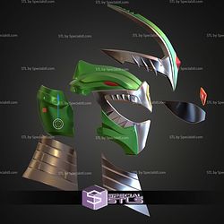 Cosplay STL Files Shredder Ranger Helmet