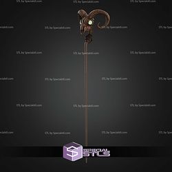 Cosplay STL Files Skeletor Staff