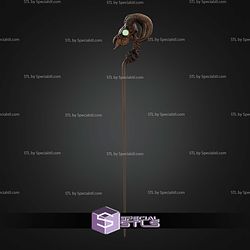 Cosplay STL Files Skeletor Staff