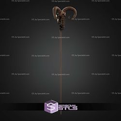 Cosplay STL Files Skeletor Staff