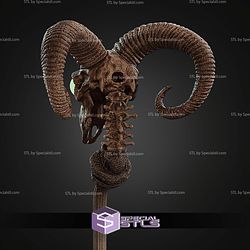 Cosplay STL Files Skeletor Staff
