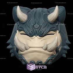 Cosplay STL Files Snorlax Menpo Mask