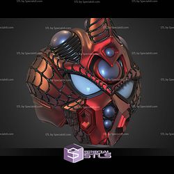 Cosplay STL Files Spider Guyver Helmet