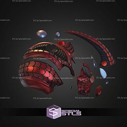 Cosplay STL Files Spider Guyver Helmet