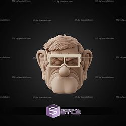 Cosplay STL Files Stanley Pines from Gravity Falls