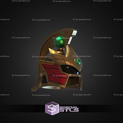 Cosplay STL Files Thunder Megazord Helmet