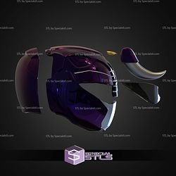 Cosplay STL Files Turtle Black Ranger Helmet
