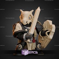 Cubone Warhammer Black Templar Life Size STL Files