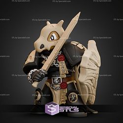 Cubone Warhammer Black Templar Mashup STL Files