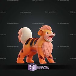 Life Size Growlithe Pokemon STL Files