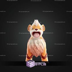 Life Size Growlithe Pokemon STL Files