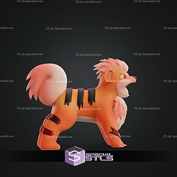 Life Size Growlithe Pokemon STL Files