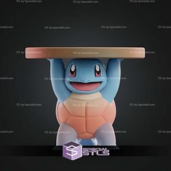 Life Size Table Squirtle Pokemon STL Files