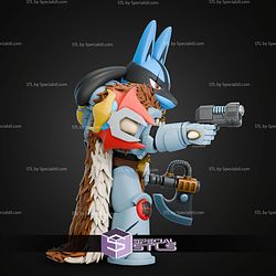Lucario Warhammer Space Wolf Life Size STL Files