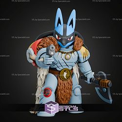 Lucario Warhammer Space Wolf Life Size STL Files
