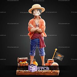 Luffy Pirate Standalone STL Files