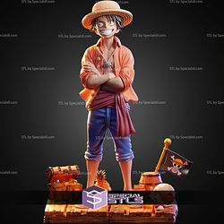 Luffy Pirate Standalone STL Files