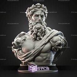 Mini Bust Character Collection STL Neptune