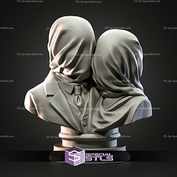 Mini Bust Character Collection STL The Lovers