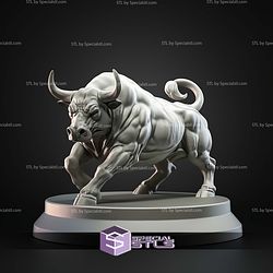 Mini Character Collection STL Charging Bull