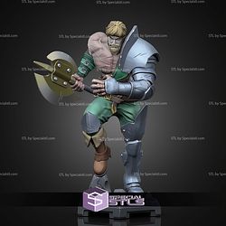 Perceval Warrior STL Miniatures