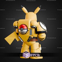 Pikachu Titus Imperial Fist Mashup STL Files