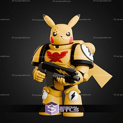 Pikachu Titus Imperial Fist Mashup STL Files