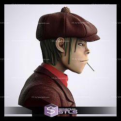 Simple STL Collection 2D Gorillaz Bust