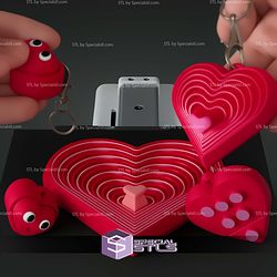 Super Basic STL Bubble Pop Heart