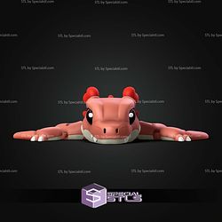 Super Basic STL Cute Hearts Dragon