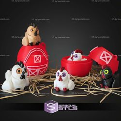 Super Basic STL Farm Flexi Chicken