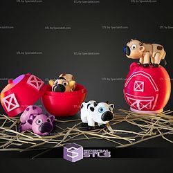 Super Basic STL Farm Flexi Cow