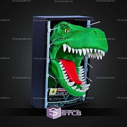 Super Basic STL T-Rex Book Nook