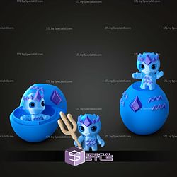 Super Basic STL Zodiac Imps Aquarius